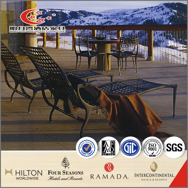 woven cane rattan wicker palm leaf rope bamboo fabric sun lounger deck chair hotel outdoor furniture