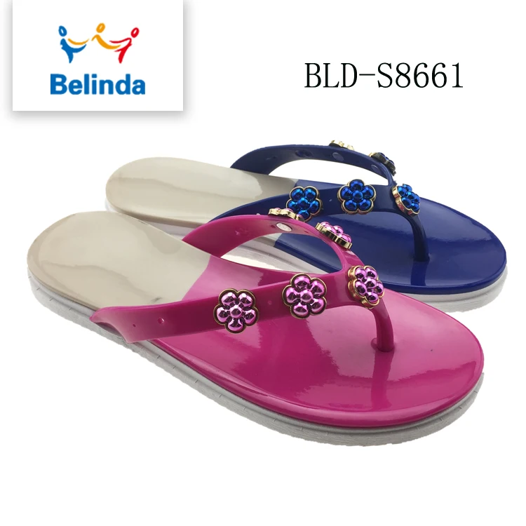 Пользовательские оптовая продажа дешевые пляжные шлепанцы толстой резиновой подошве, обувь для женщин