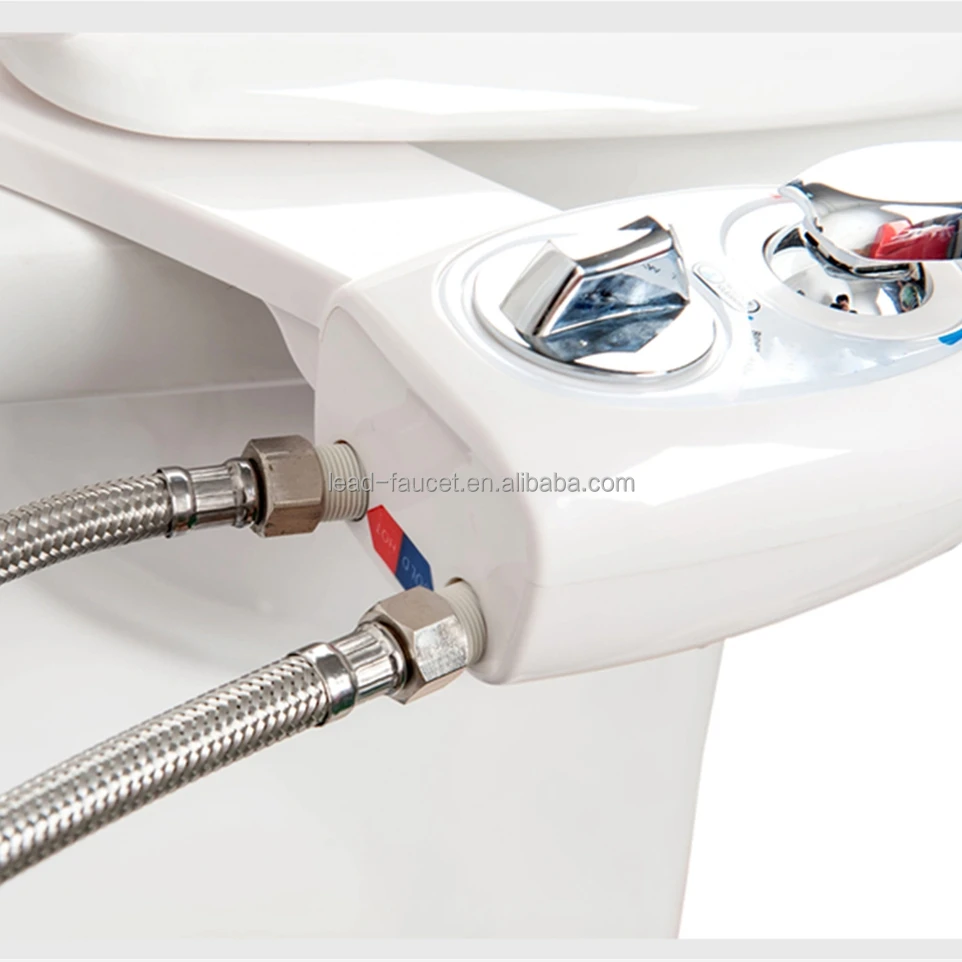 Bathroom Hot and Cold Bidet Nozzle Self-Cleaning Fresh Water Plastic Toilet Bidet Spray Non-Electric Mechanical Bidet