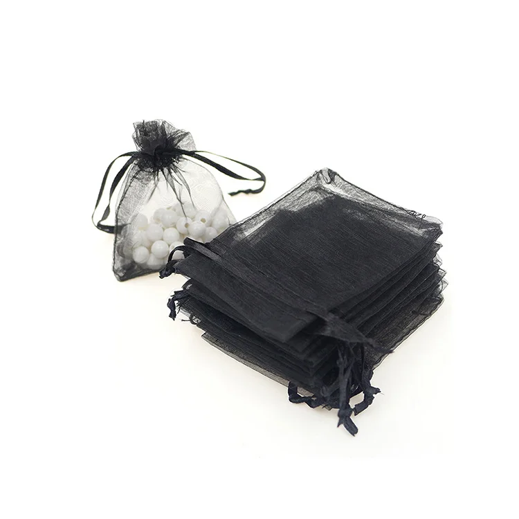 Подарочный мешок из органзы на шнурке