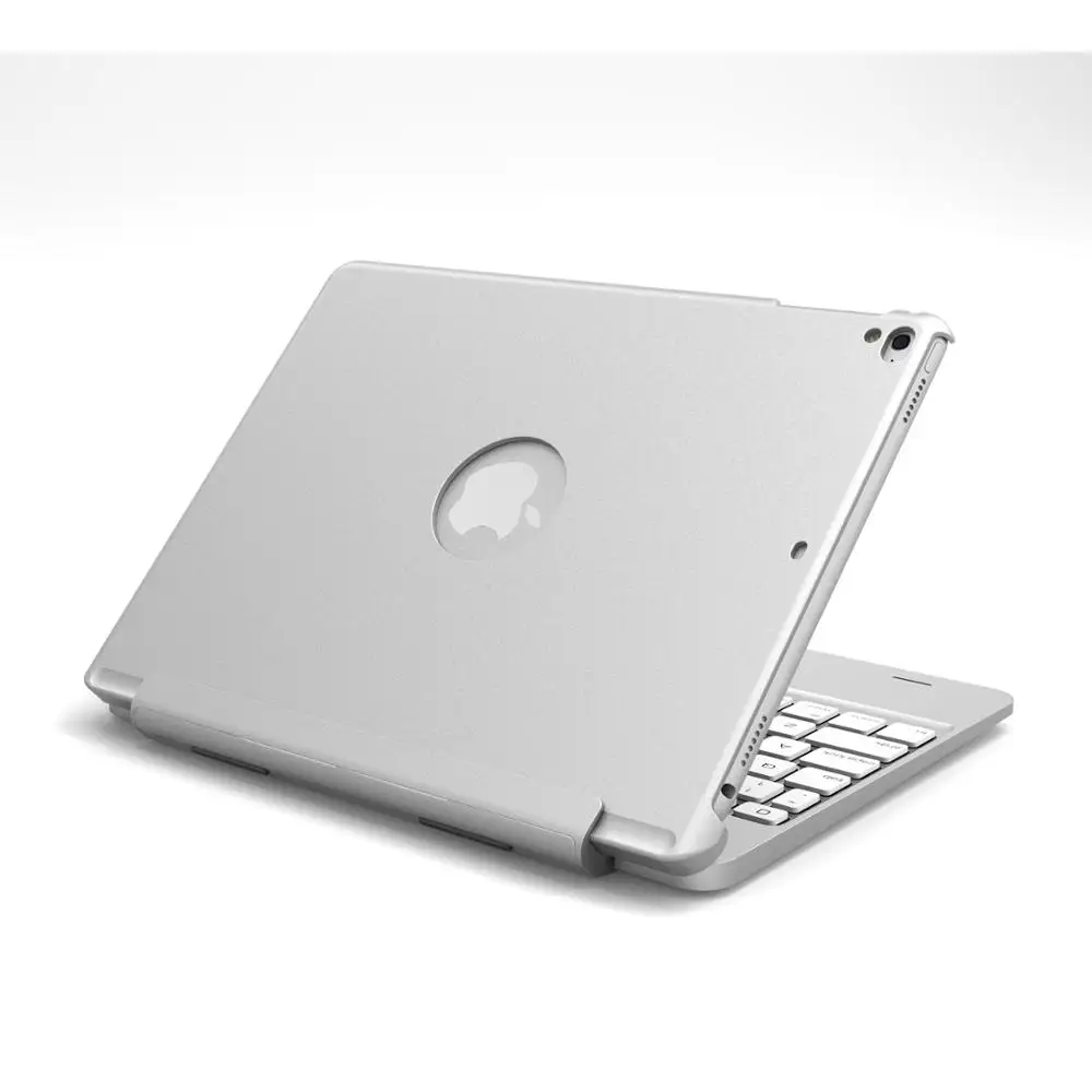 New design Factory price BT Wireless Folding Keyboard, Mini Foldable RGB Wireless Keyboard case for ipad 9.7