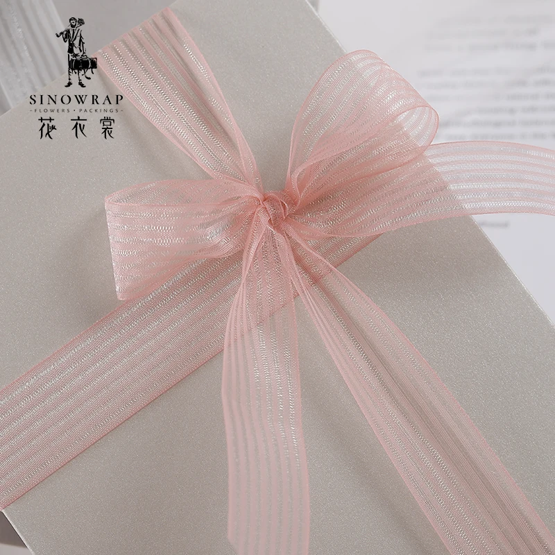 Gift Solid Color Ribbon Roll Wholesale Satin Ribbon