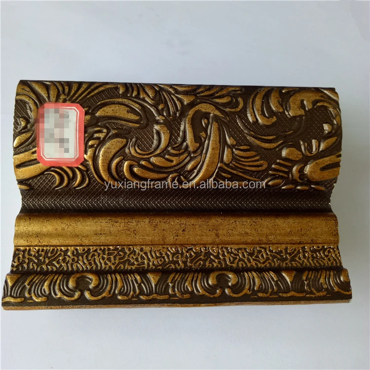 ps large size frame mouldings in dark color with gold