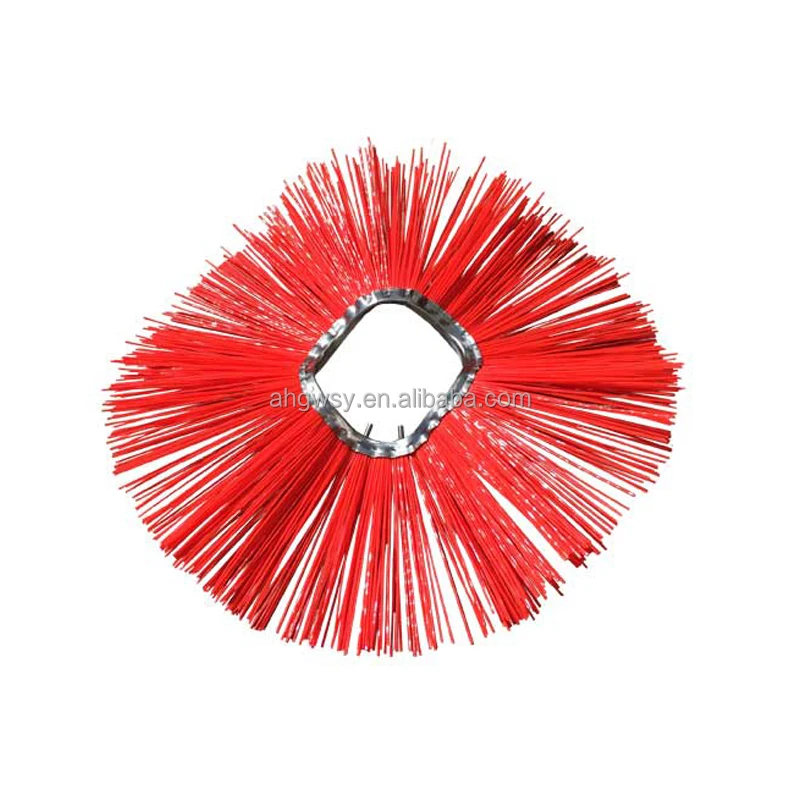 Anhui Factory Manufacture PP Material Wafer Brooms Street Road Sweeper Brushes