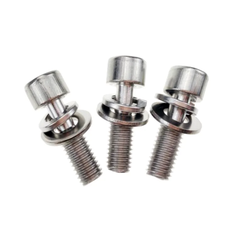 Hex Socket Head Cap SEMS Screws Stainless Steel Fastener M8 Assembled Flat Washer & Spring Washer