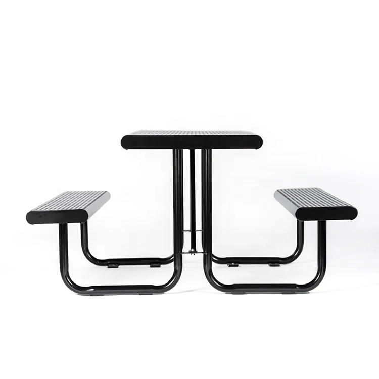Outdoor Bench Set  Chair Outdoor Seat Dinning Table  Beer Park Metal Picnic Table And Bench