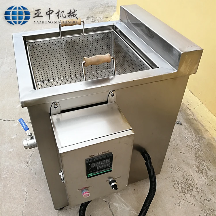 Rectangular basket type small fryer commercial donut fryer