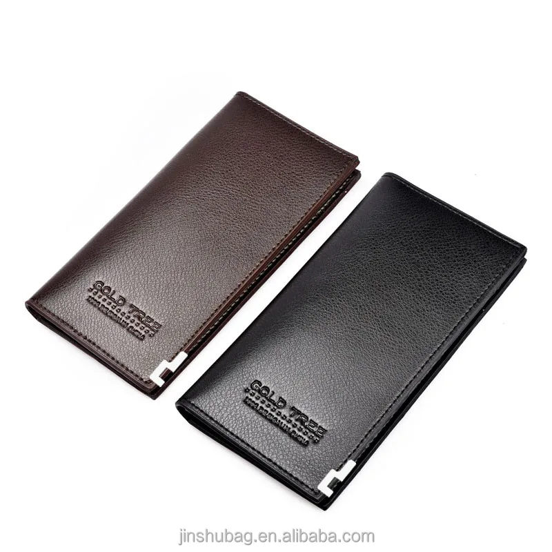 
New Men Clutch Handbag Long Purse Leather Bifold Wallet 
