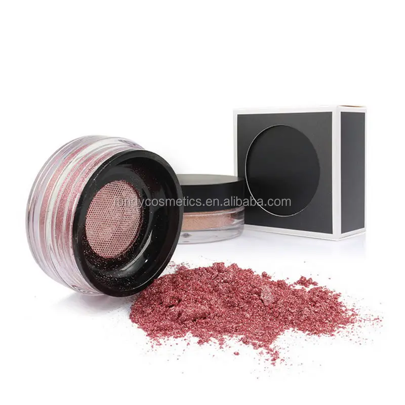 OEM/Private label High pigment  make up highlighter powder waterproof 8 colors mini highlighter