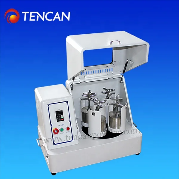 China Tencan 4L laboratory planetary ball mill make nano scale powder to 0.1 micron meter