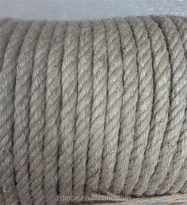 Twist Rope Type Jute Manila Sisal Material Natural Color Jute Sisal Rope Jute Twine for Sale