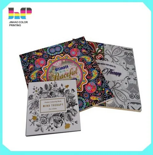 Cheap custom adult coloring book printing