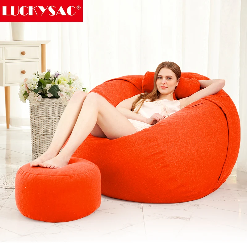 4FT/5FT/7FT Bean Bags Memory Foam Bean Bag стул, различные цвета
