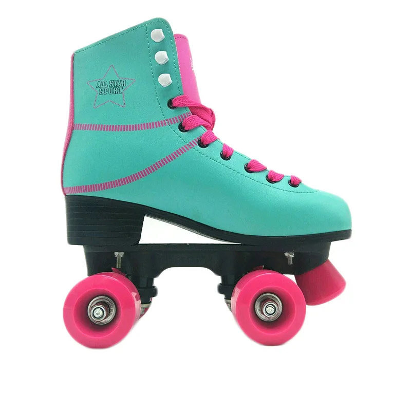 2018 hot sale PVC whells adjustable red blue pink crane sports shoes for girls