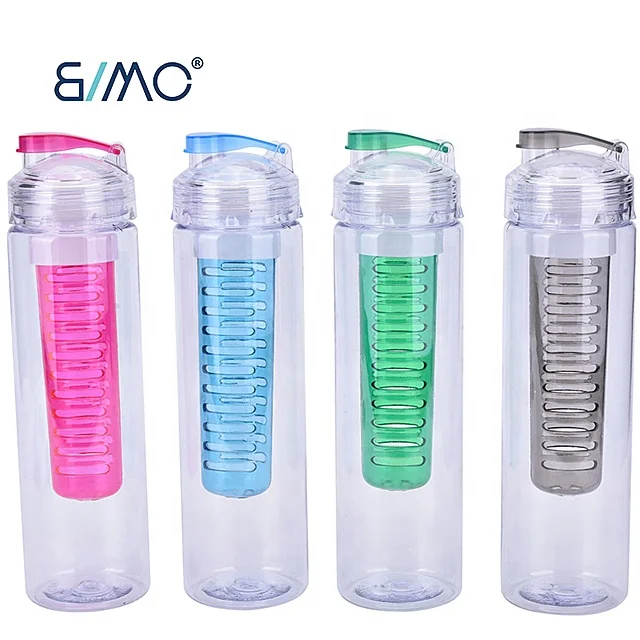 700Ml/25Oz BPA FREE Portable Lemon And Fruit Cup With Fruit Trough