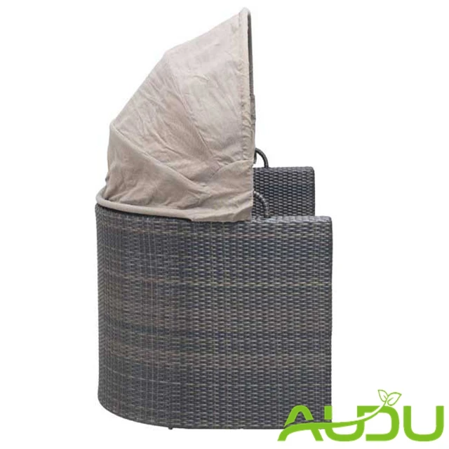Audu Rattan Outdoor Round Bed On Sale