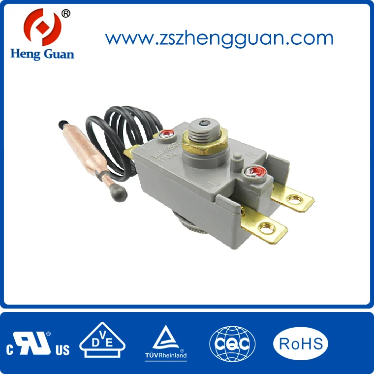WQB serises copper tube capillary electric water heater thermostat
