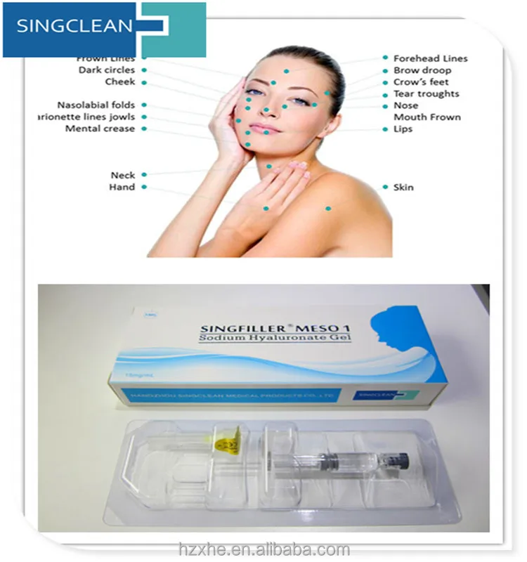 Инжектор для мезотерапии, жидкий гель с гиалуроновой кислотой для инъекций