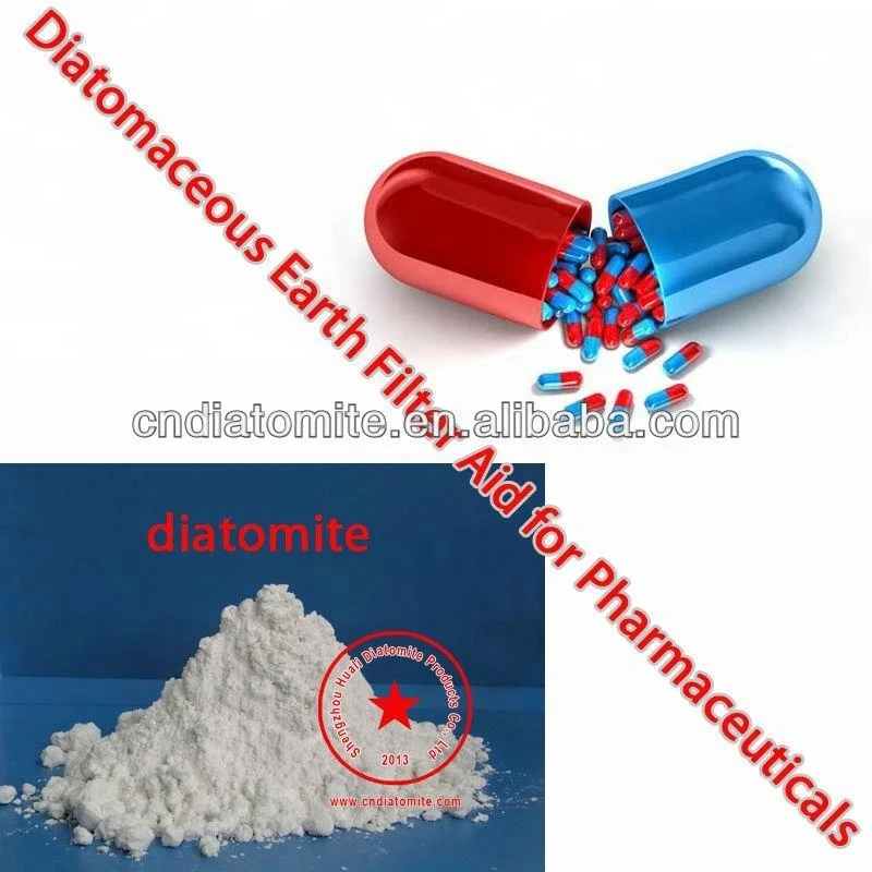 
diatomaceous earth filter aid for Pharmaceuticals filtration 