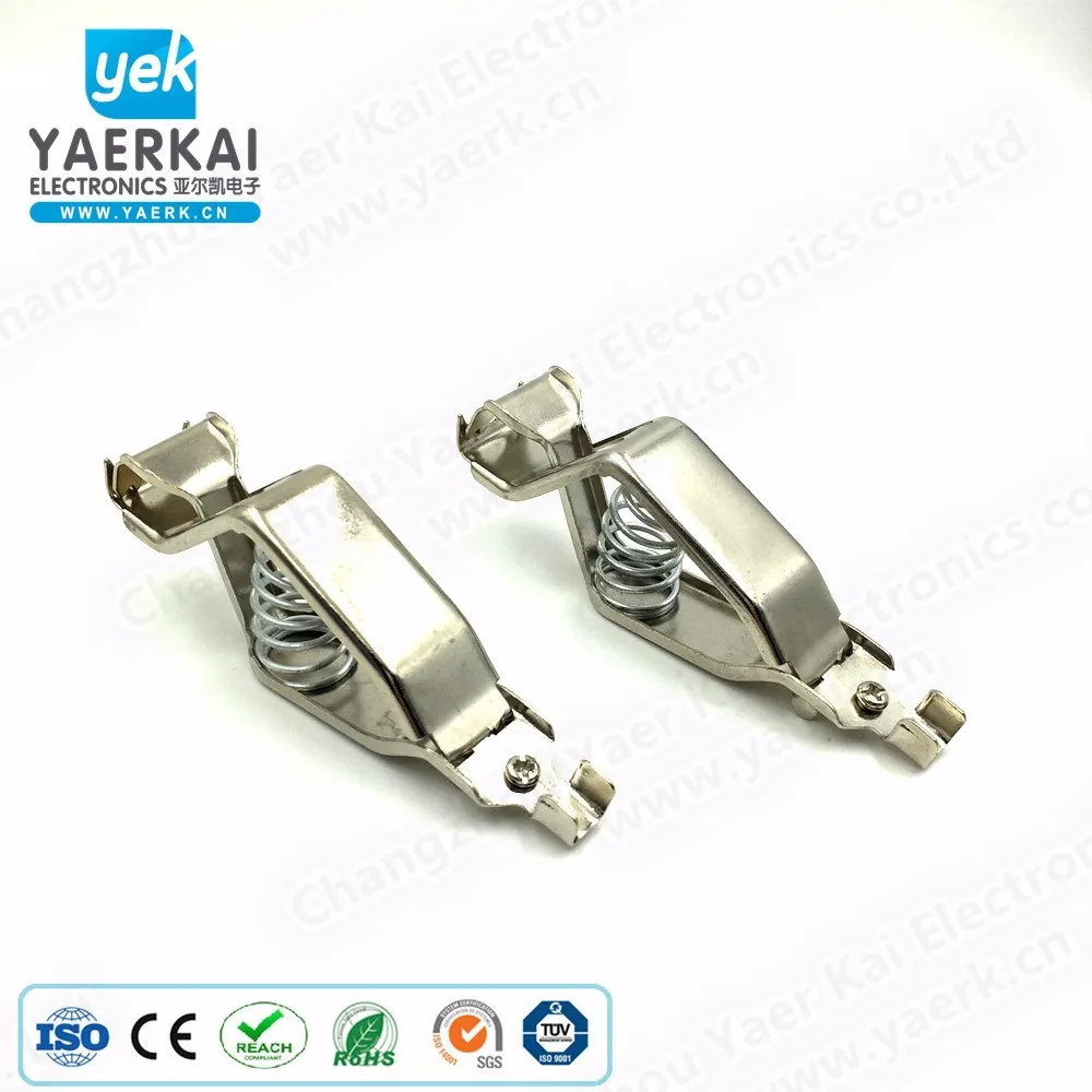 Высокоэластичный зажим типа крокодил с металлической пружиной 100 А