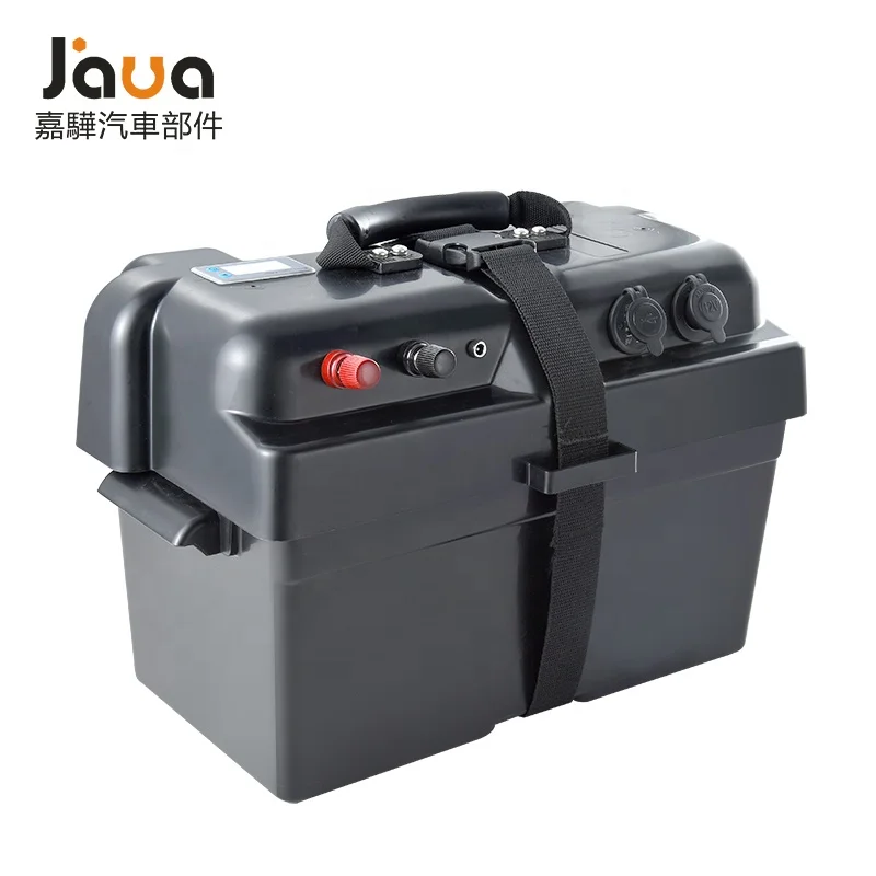 High quality portable plastic 12V Waterproof waterproof battery box
