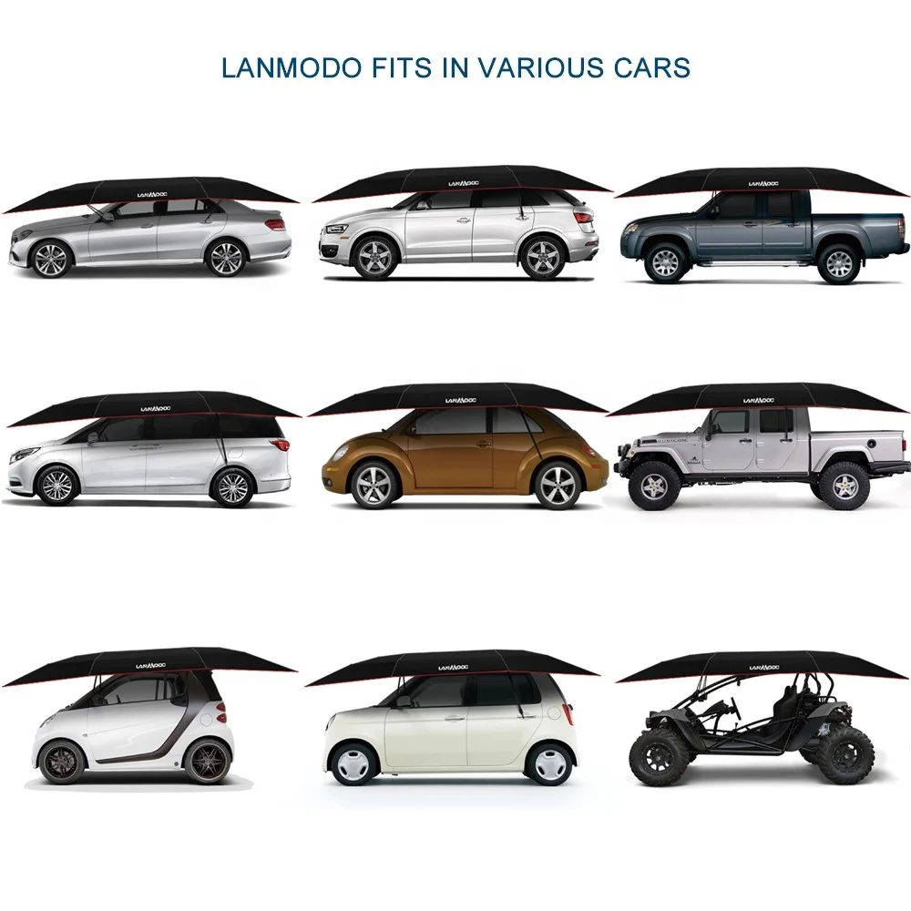 
Patent holder Lanmodo Hot Sun UV Snow Hail Protection Folding Outdoor Car Umbrella 