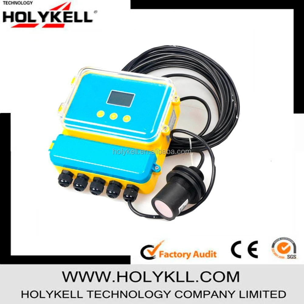 Жк-дисплей отделены ультразвуковой датчик уровня US9000 для жидкости или твердые измерения