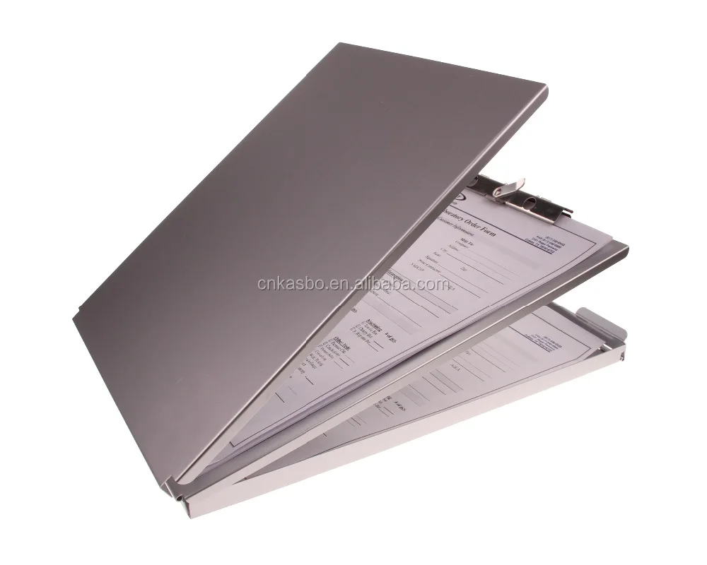 a4 size aluminum storage clipboard