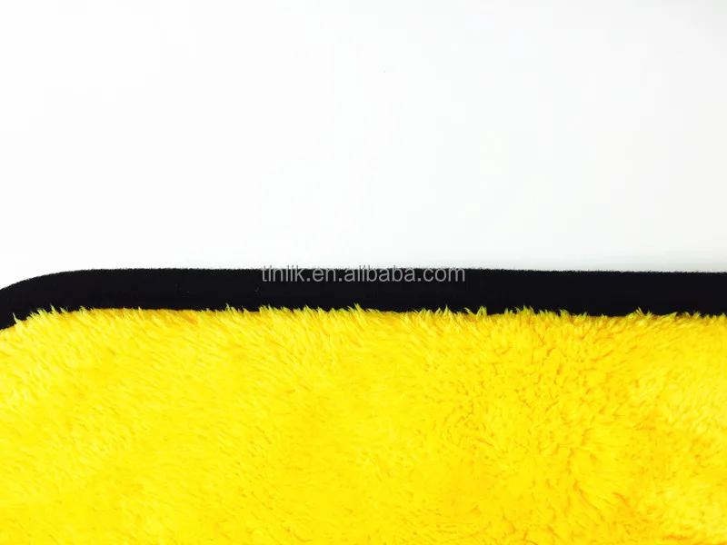 16'*16' 500GSM Microfiber Coral Fleece Auto Detailing Car Interior and Outside Cleaning Towel Cloth