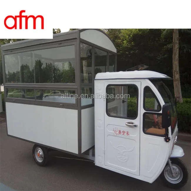 2017 Chinese made Electric mobile bicycle food cart