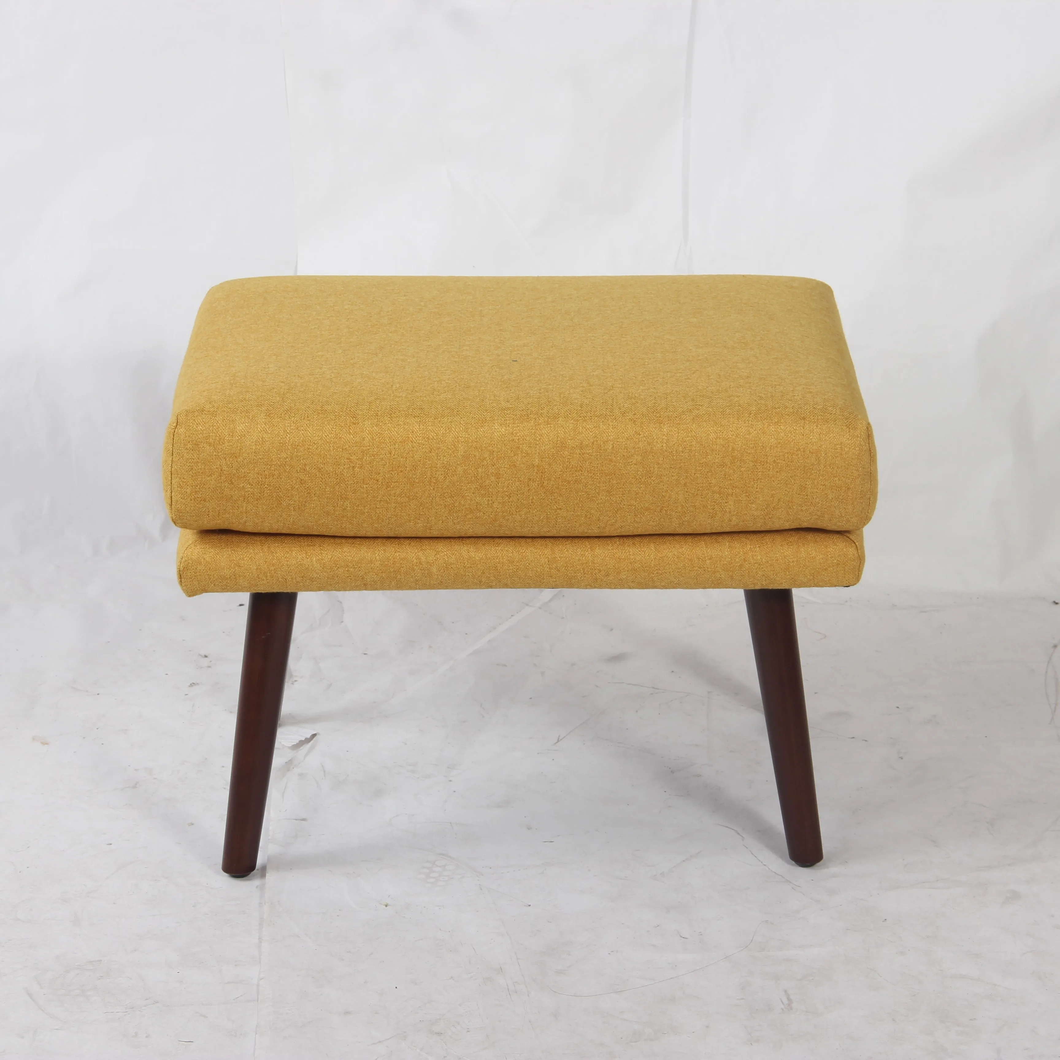  Тканевый стул Wingback домашняя мебель одинарный диван для гостиной с подставкой ног оптовая