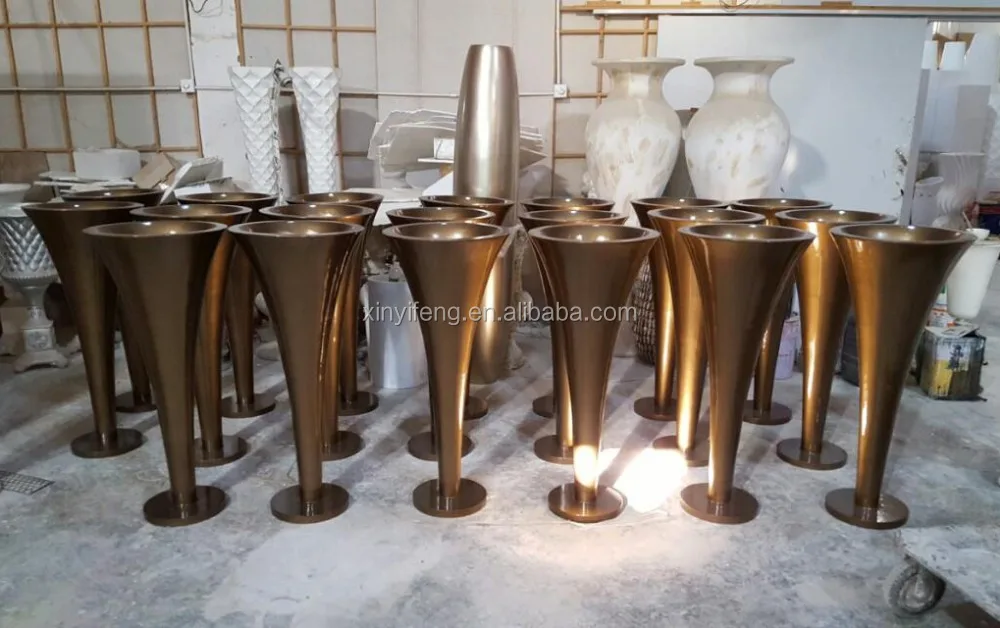 FRP Horticulture Resin Floor Large Flower Vase Villa Multicolor Decor