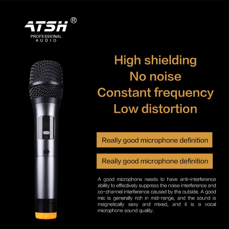 China factory wholesale stage ktv professional performance wireless microphone amplifier family karaoke microphone