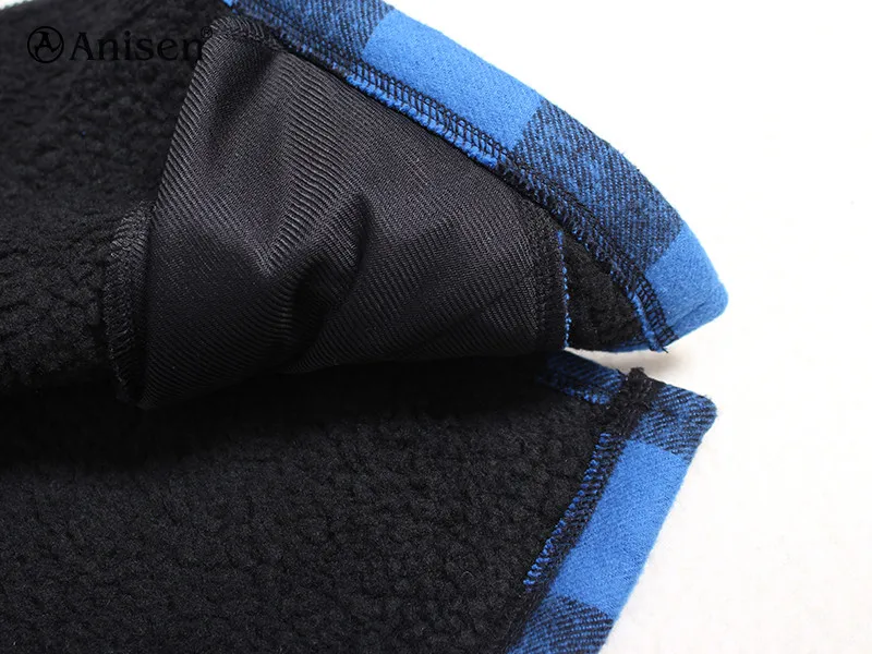 100% cotton OEM custom fleece hoodie men streetwear quilted lining plaid flannel winter workwear jacket