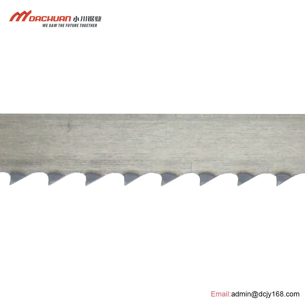 High quality SKS51 wood  cutting hardened tipped band saw blade by coil