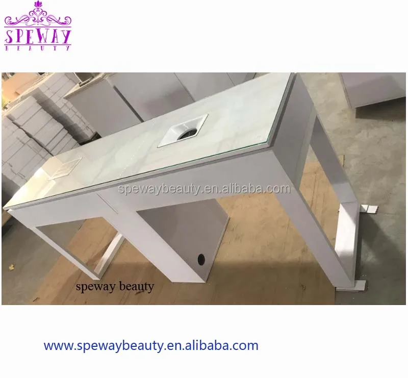 
2021 double nail table/nail dryer station/portable manicure table nail station 