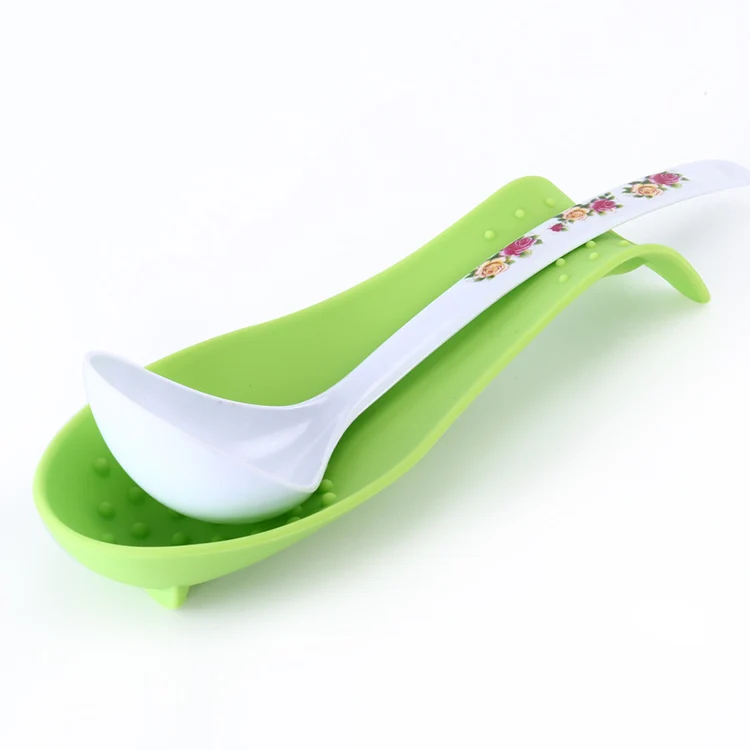 Лидер продаж Высококачественная кухонная утварь кухонный инструмент для пищевых продуктов супа держатель посуды силиконовый Подставка ложки