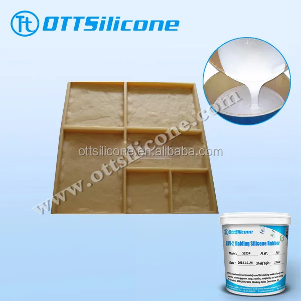 Liquid rubber for mold reproduction/silicone for Gypsum sculpture molding