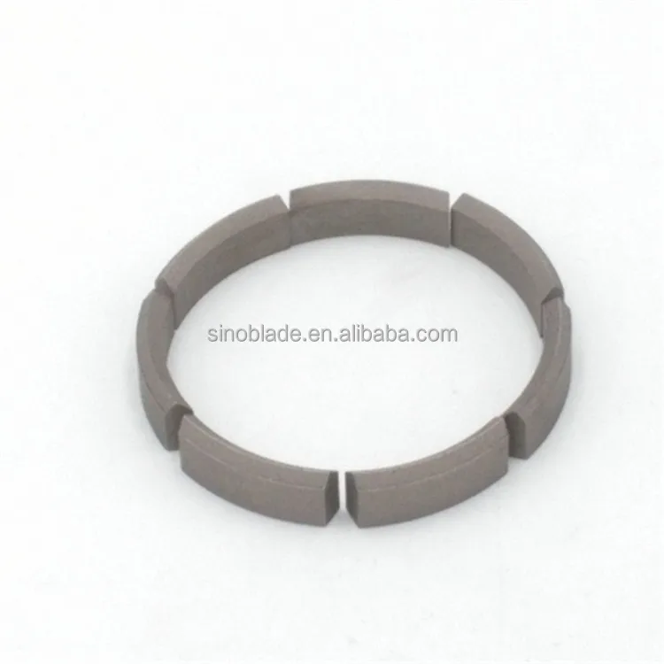 Diamond core bit segment for reinforced concrete