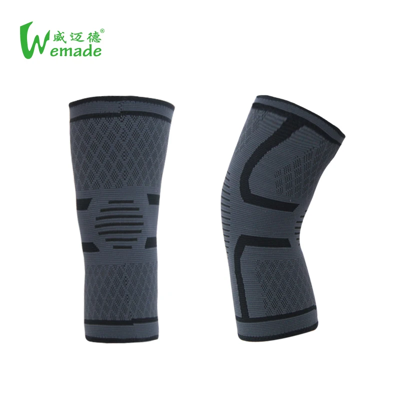 Customized Breathable Elastic Nylon Sport Knee Sleeve Support knee pads Guard Outdoor Sports Protector Knee Support Brace