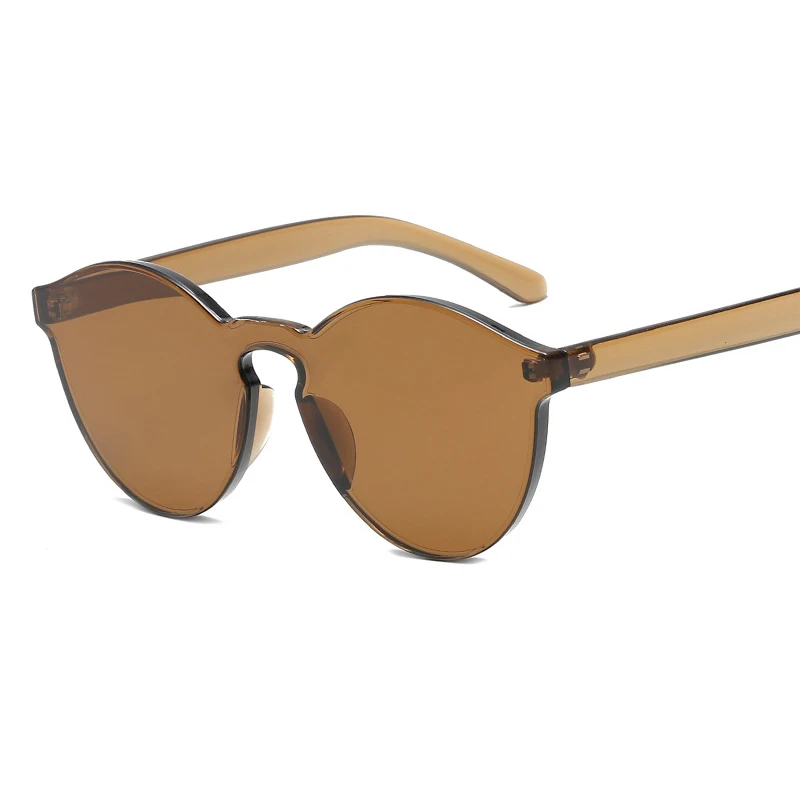 
Sinle custom sun glasses jello candy colored sunglasses for men/women clear lens glasses 