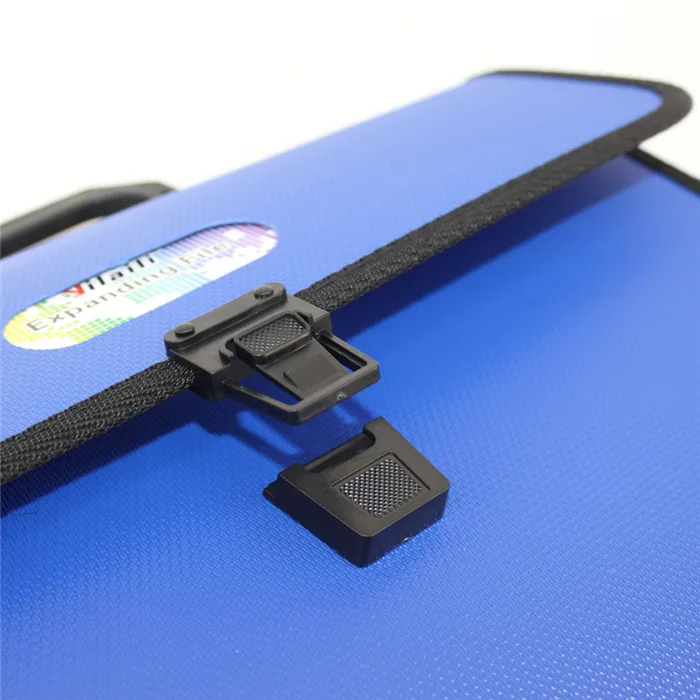 Poly  Letter Size Expanding File Folder 12 Pockets document bag for office with handle