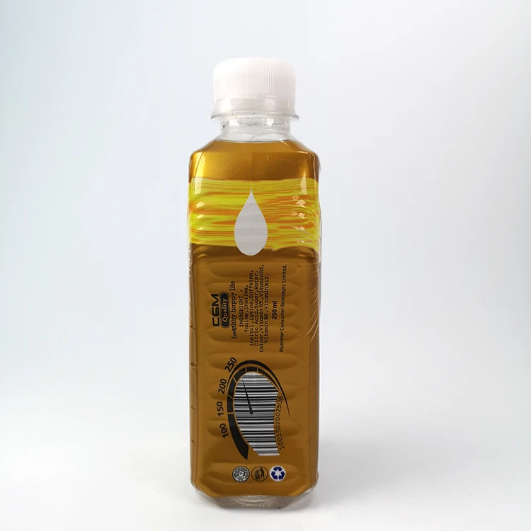 Высококачественная термоусадочная этикетка для бутылок энергетических напитков с принтом на