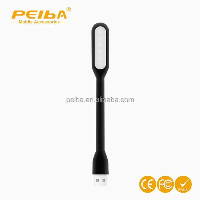 Новая USB-лампа, 5 светодиодов, гибкая Ночная лампа для клавиатуры, ноутбука, чтения