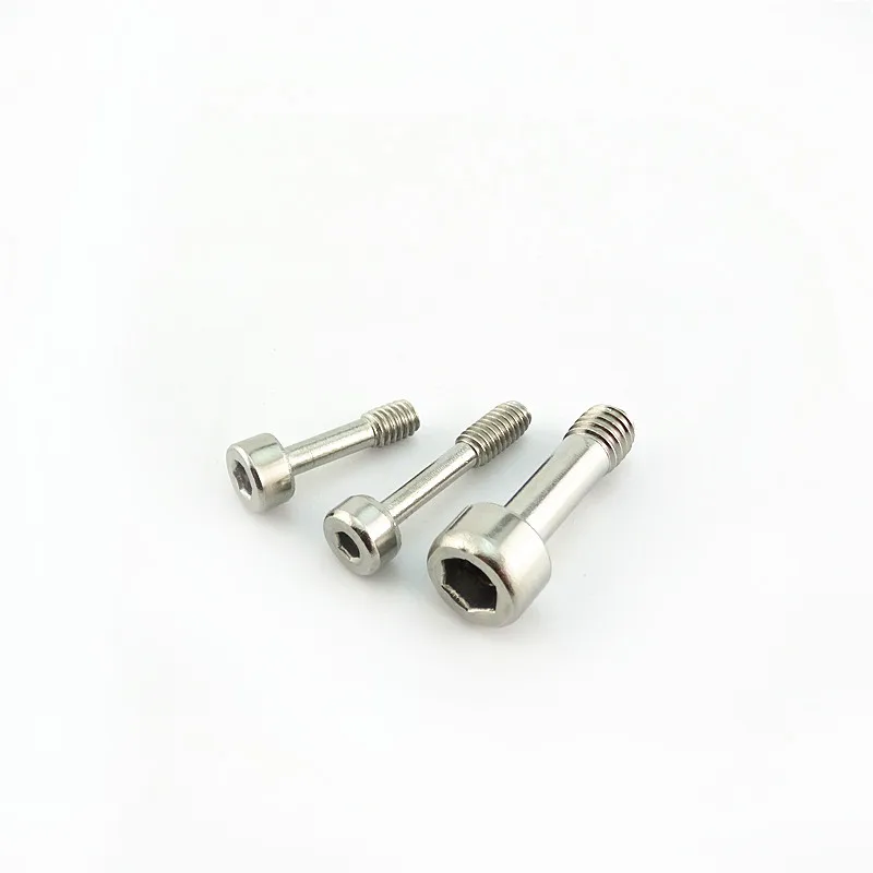 Socket stainless steel waisted shank screw captive screw