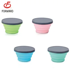 2019 new portable food grade silicone foldable pet travel bowl pet feeding bowl