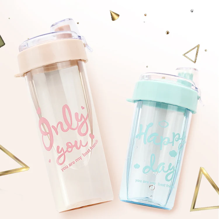 Free sample brief sport life fitness plastic water bottle for outdoor use