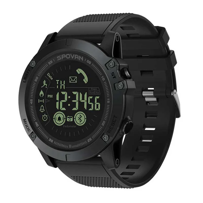 SPOVAN PR1 Smart Sport Watch Men Android Phone Call GSM Sim Remote Camera Information Display Sports Pedometer