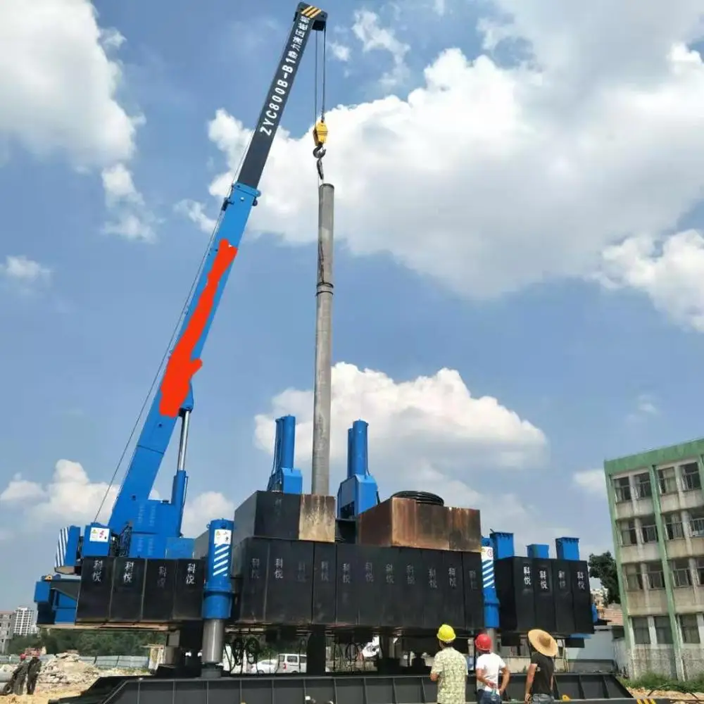 Hot sale ZYC800 jack in pile machine injection machine robot pile driver for phc pile