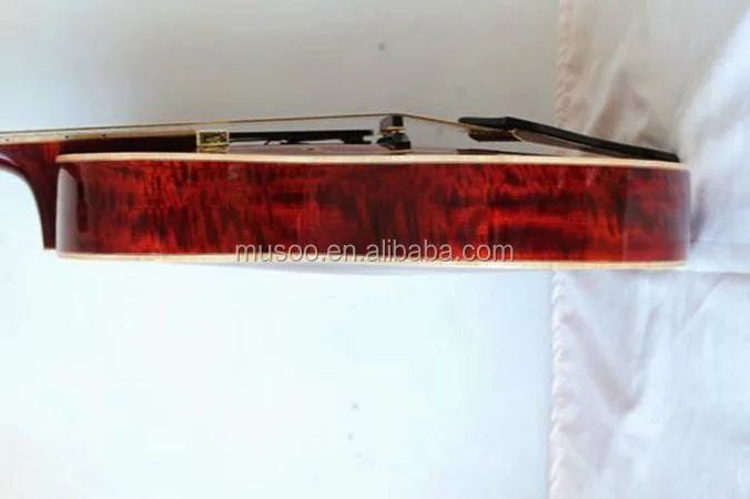 MUSOO BRAND Handcrafted Archtop Jazz Guitar Electric Guitar With Hardshell Case(AR600)